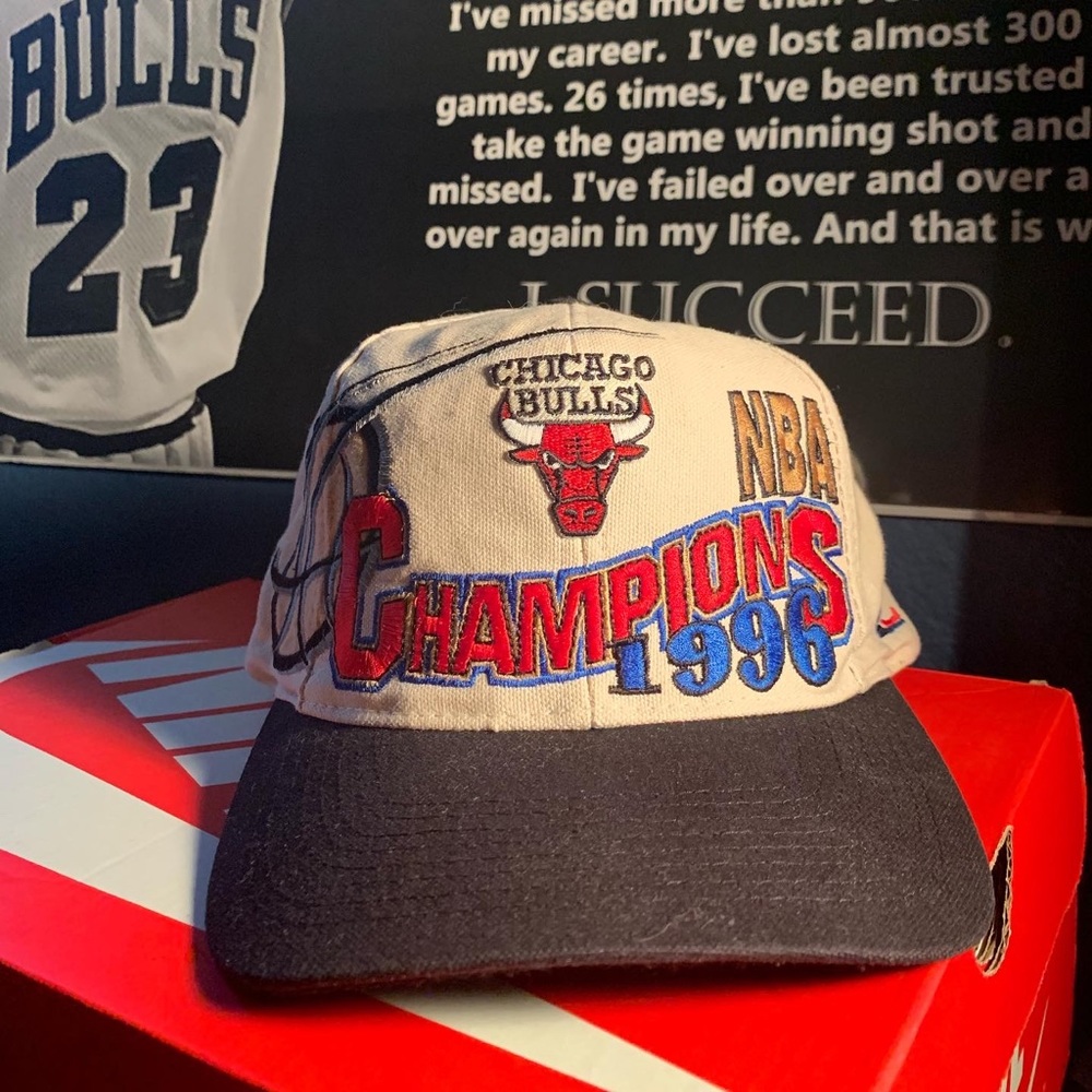 Chicago Bulls 1996 Championship Hat